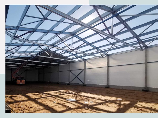 Строительство сенохранилищ в Армавире