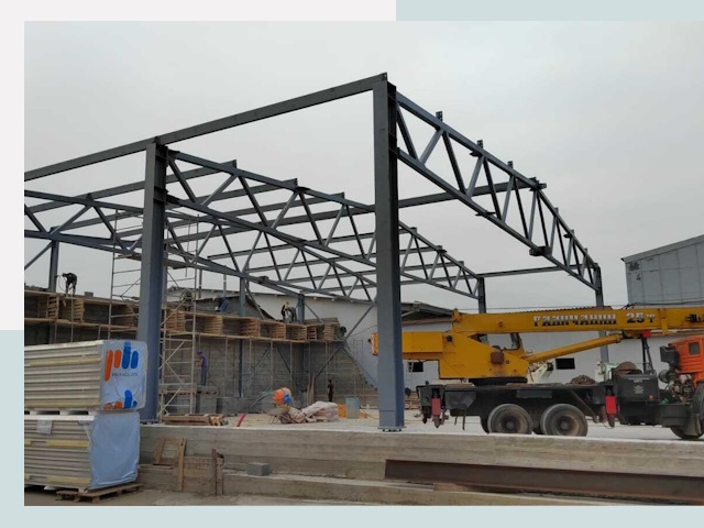 Строительство цехов в Армавире