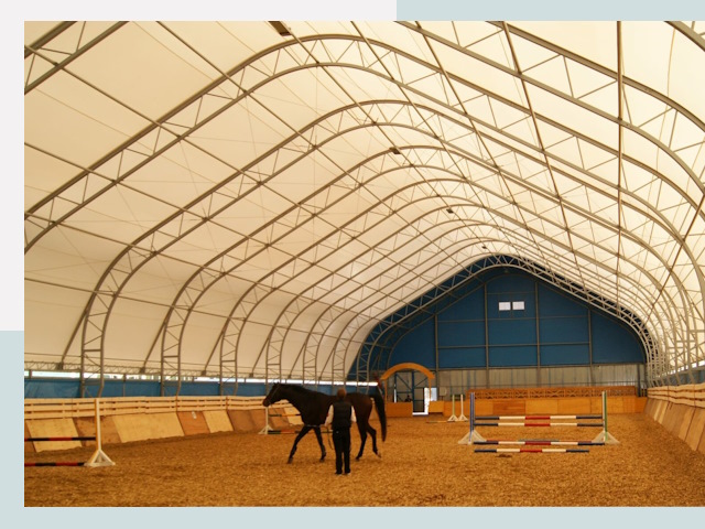 Строительство конных манежей в Армавире