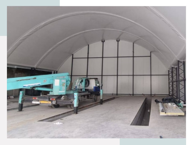 Внутреннее оснащение ангаров в Армавире