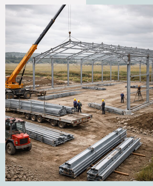 Строительство ангаров для сельхозтехники в Армавире под ключ