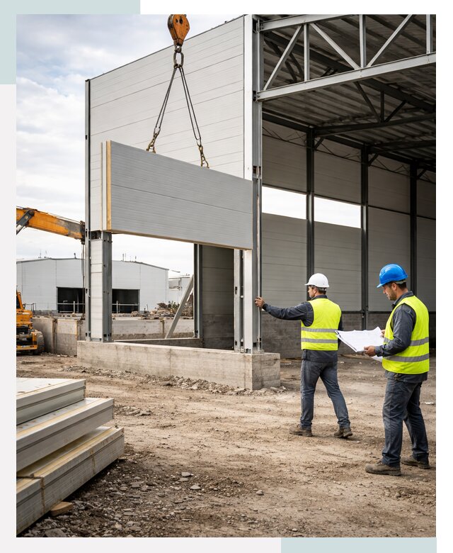 Склад из сэндвич панелей под ключ в Армавире от 9624 р. | СтальСтрой-Рмв