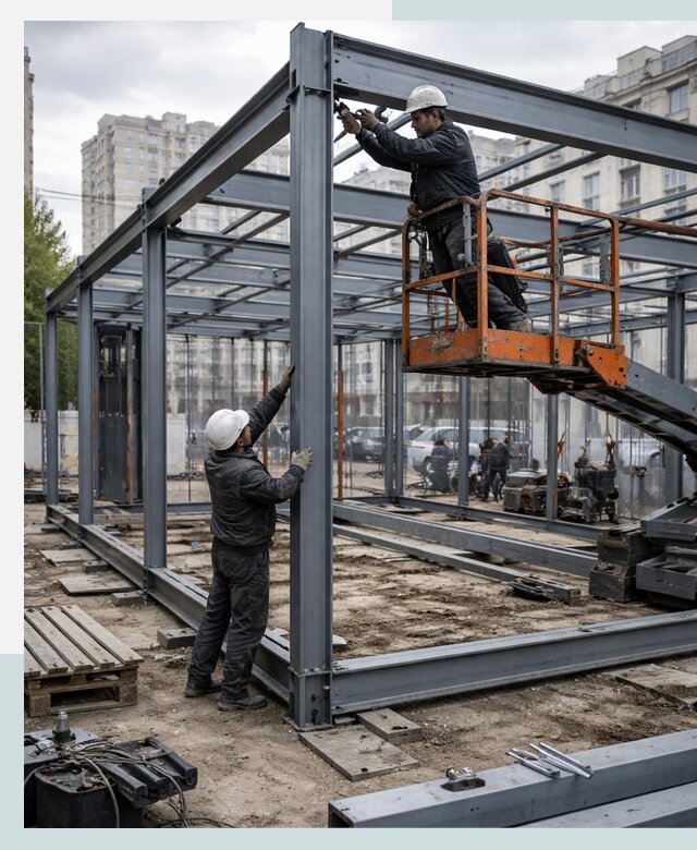 Строительство и монтаж торговых павильонов под ключ в Армавире