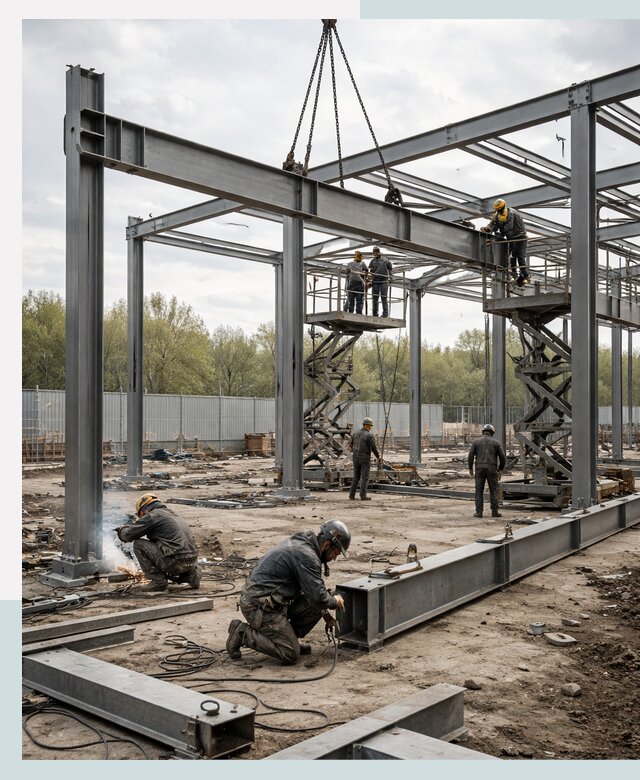 Строительство выставочных павильонов из металлоконструкций в Армавире