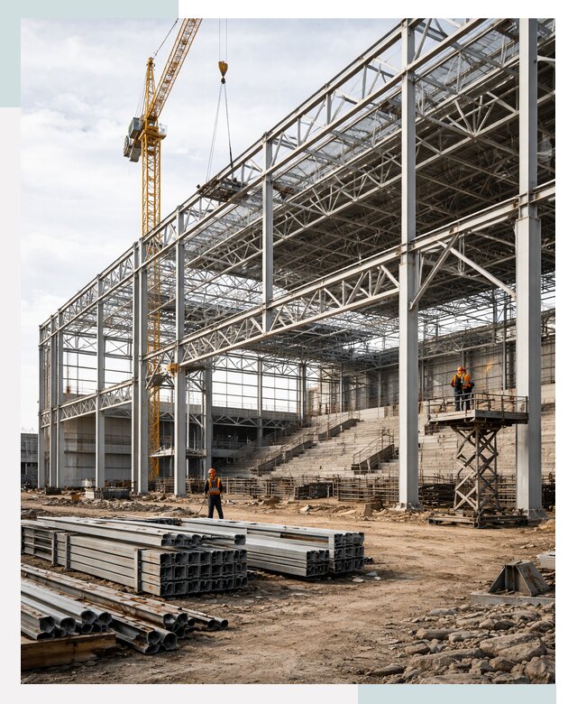 Строительство спортивных комплексов в Армавире от 30393 р. | СтальСтрой-Рмв